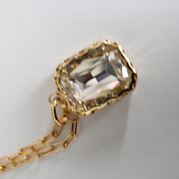 Gold filled GL earrings and necklace set - Picture 12 of 13